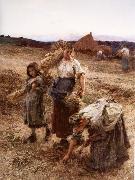 Lhermitte, Leon The Cleaners,end of the Day France oil painting artist
